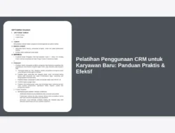 Pelatihan Penggunaan CRM untuk Karyawan Baru: Panduan Praktis & Efektif