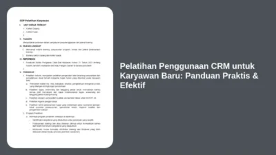 Pelatihan Penggunaan CRM untuk Karyawan Baru: Panduan Praktis & Efektif