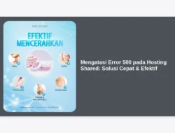 Mengatasi Error 500 pada Hosting Shared: Solusi Cepat & Efektif