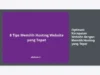 Optimasi Kecepatan Website dengan Memilih Hosting yang Tepat
