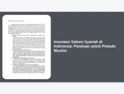 Investasi Saham Syariah di Indonesia: Panduan untuk Pemula Muslim