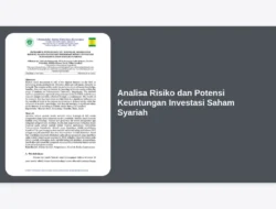 Analisa Risiko dan Potensi Keuntungan Investasi Saham Syariah
