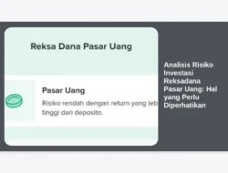 Analisis Risiko Investasi Reksadana Pasar Uang: Hal yang Perlu Diperhatikan