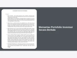 Memantau Portofolio Investasi Secara Berkala