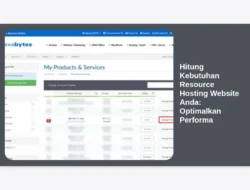 Hitung Kebutuhan Resource Hosting Website Anda: Optimalkan Performa