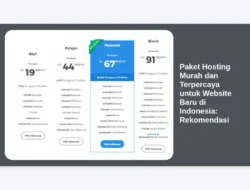 Paket Hosting Murah dan Terpercaya untuk Website Baru di Indonesia: Rekomendasi