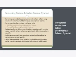 Mengatasi Ketakutan dalam Berinvestasi Saham Syariah