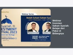 Webinar Investasi Saham Syariah: Belajar dari Pakar di Bidangnya