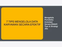 Mengelola Portofolio Investasi Secara Efektif:  Tips & Strategi Jitu