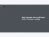 Iklan Facebook Ads untuk Bisnis Online: Panduan Lengkap