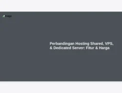 Perbandingan Hosting Shared, VPS, & Dedicated Server: Fitur & Harga